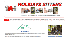 Desktop Screenshot of holidays-sitters.com
